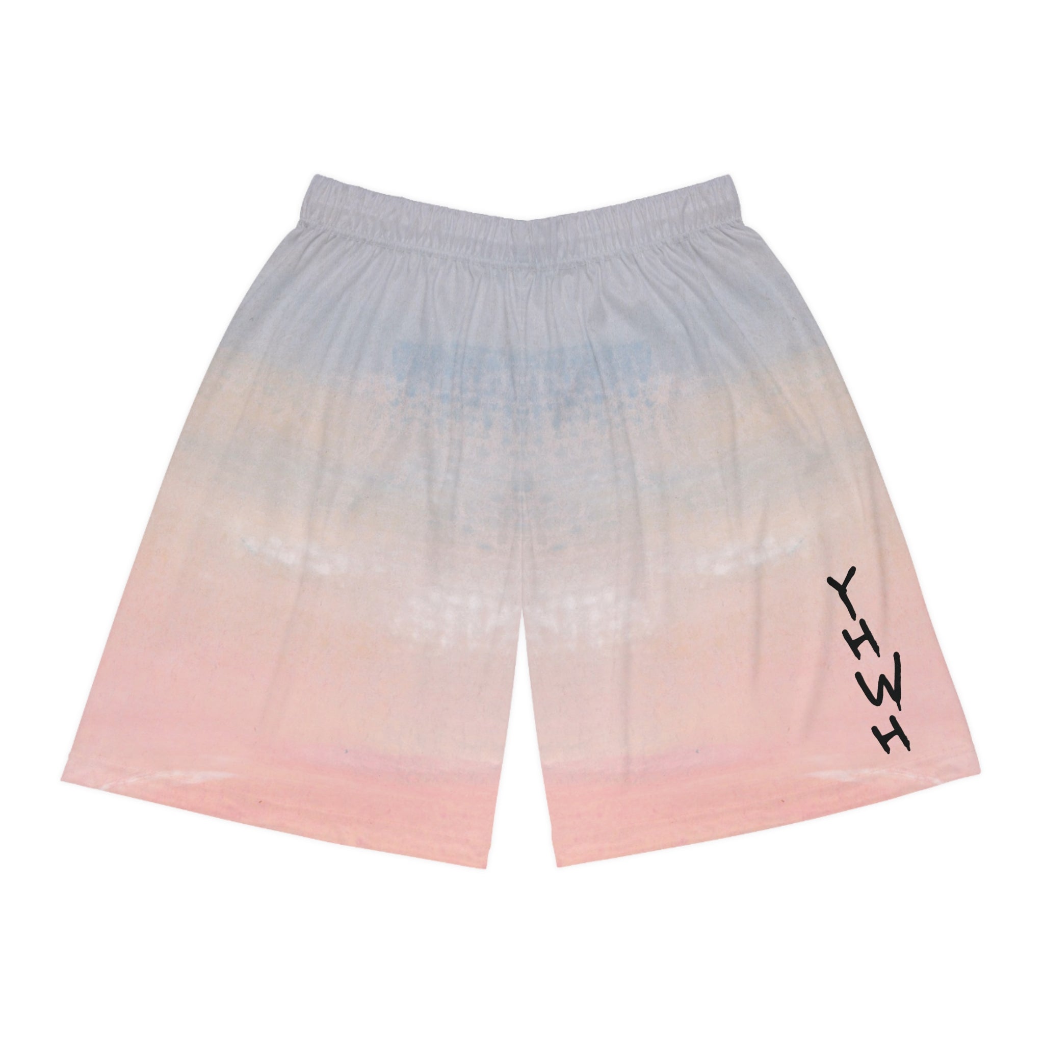 Gradient Cross Basketball Shorts – YHWH Script Athletic Swim/AOP