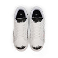 White Script Scripture Sneakers | Low-Top Leather Sneakers